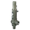 Soupape de sécurité à ressort Type 1578 inox/Vespel étance au gaz pression de tarage 230 barg amont 1/2" aval 3/4" BSPP